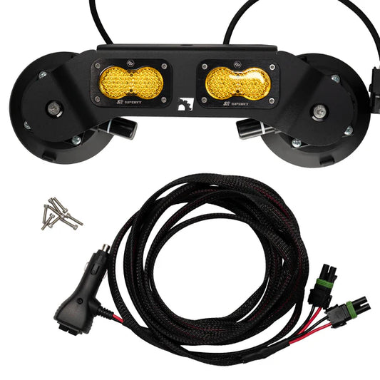 Universal Dual Chase Light Kit - Suction Mount