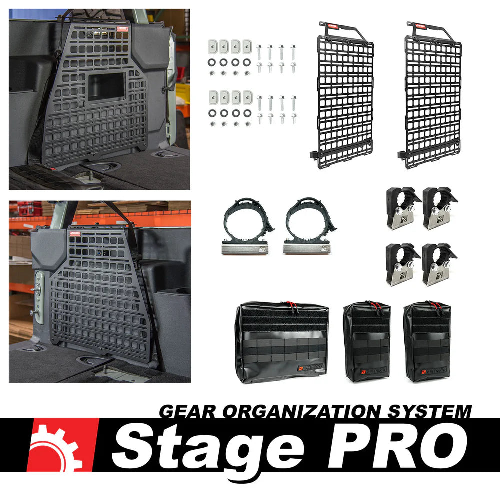 Builtright Gear Organization System - Stage PRO Kit | Ford Bronco (2021-current)
