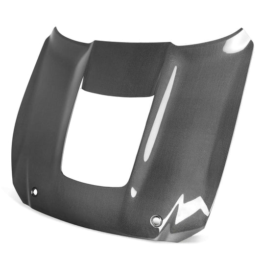Anderson Composites Type-OE double-sided carbon fiber hood for 2020-2022 Ford Mustang Shelby GT500