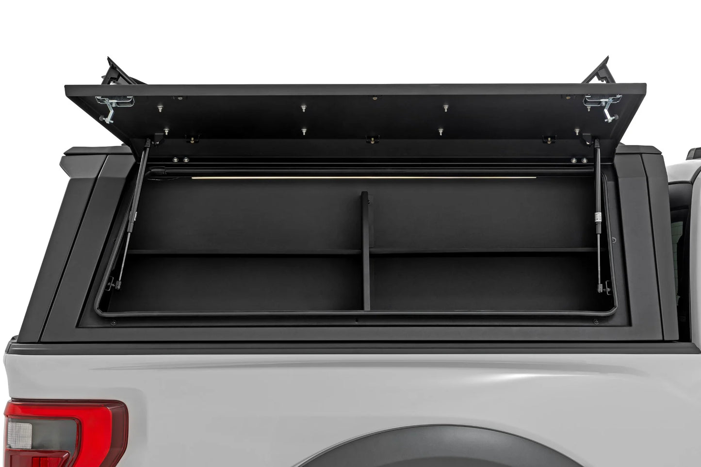 Rough Country 2017-2025 Ford Raptor Bed Cap Side Shelf Storage Bin