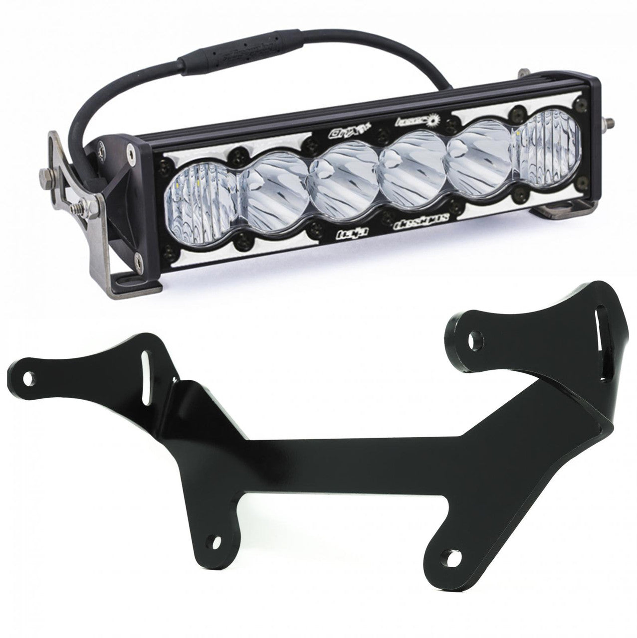 Baja Designs 2017-24 Maverick X3 Can-Am OnX6+ LED/Laser Hybrid 10 Inch Shock Mount Light Bar Kit