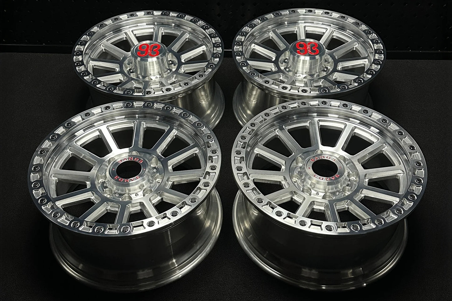 9&3 Wheels FR-13 | 6061-T6 Forged | Simulated Beadlock | Machined