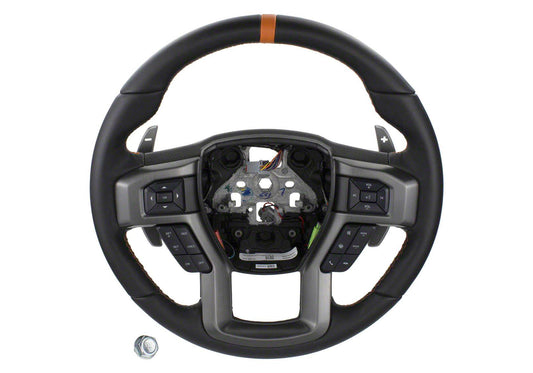 FORD 2017-2020 F-150 RAPTOR PERFORMANCE STEERING WHEEL KIT- ORANGE SIGHTLINE