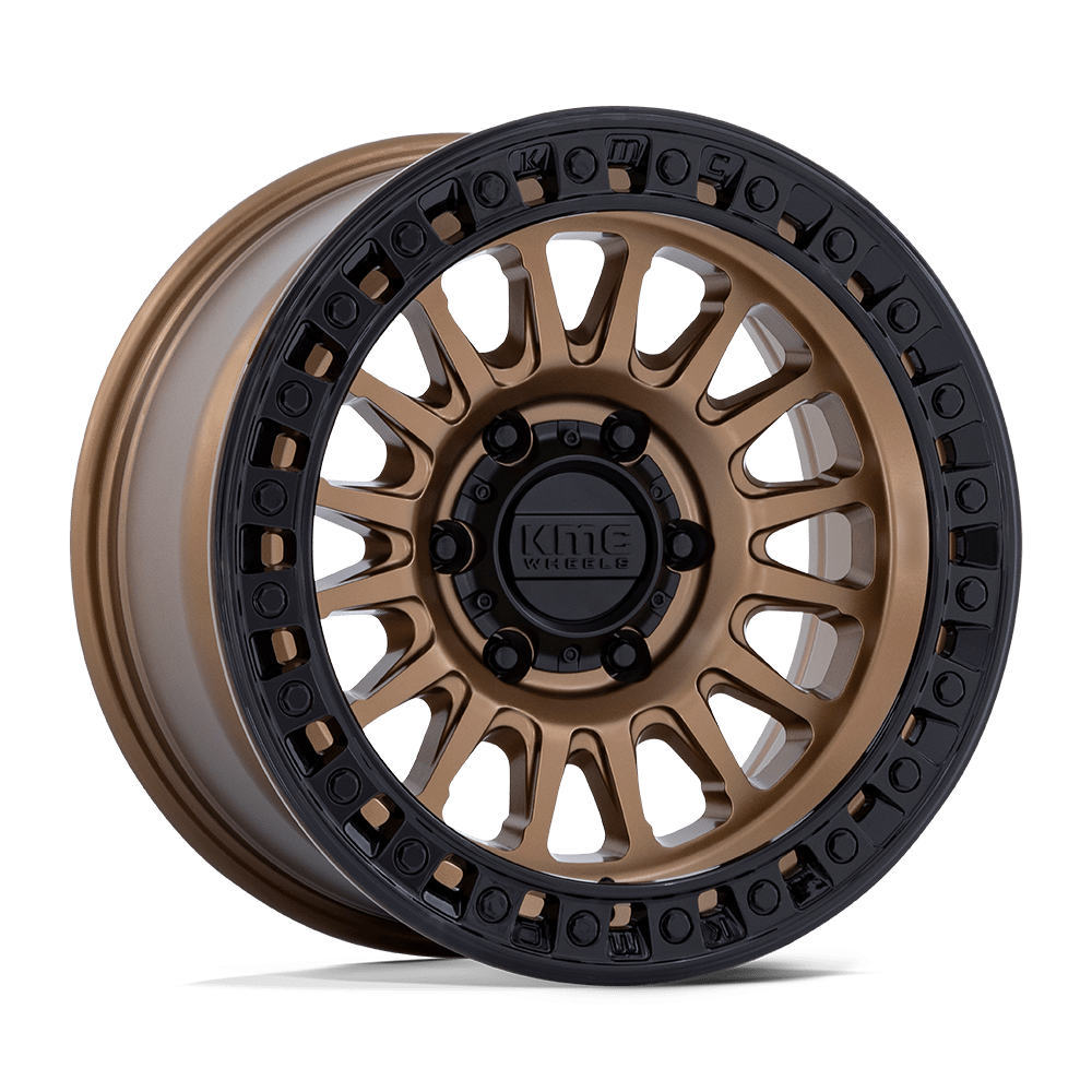 KMC IMS - MATTE BRONZE W GLOSS BLACK LIP - 18x9 - 30mm offset - Tundra