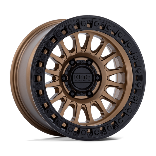 KMC IMS - MATTE BRONZE W GLOSS BLACK LIP - 18x9 - 30mm offset - Tundra