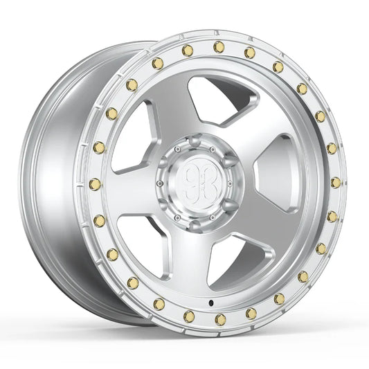 9&3 Wheels FR-05 | 6061-T6 Forged | Simulated Beadlock | Machined