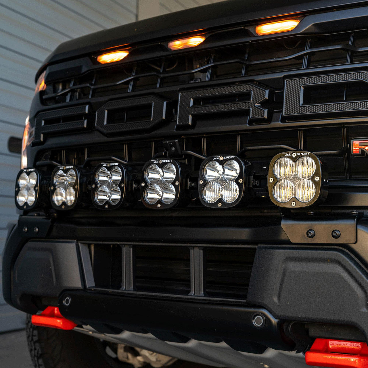 Baja Designs 2024-2025 Ford Raptor R/37 6 XL Linkable Bumper Light Kit