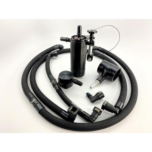 UPR 2021-2024 Ford Bronco 2.7L Plug N Play ™ Dual Valve Oil Catch Can w/Clean Side Separator