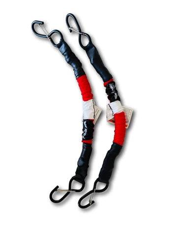 Premium Bungee Straps (Pair) – Red