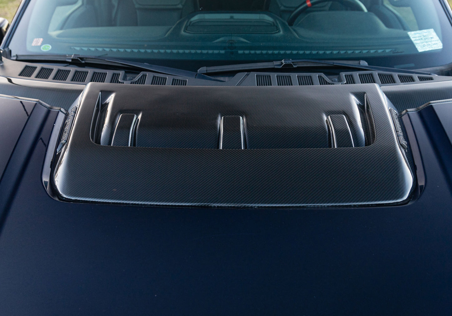 FORD 2021-2025 F-150 RAPTOR CARBON FIBER HOOD VENT & TRIM