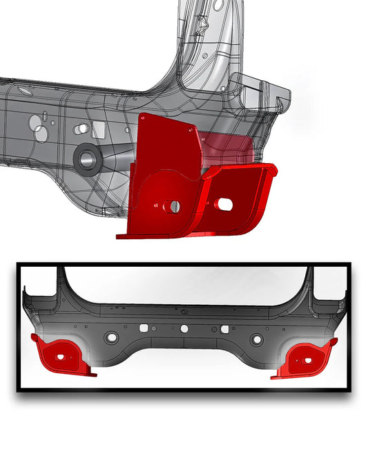 2010 - 2014 GEN 1 Raptor Front Lower Arm Pocket Replacement kit