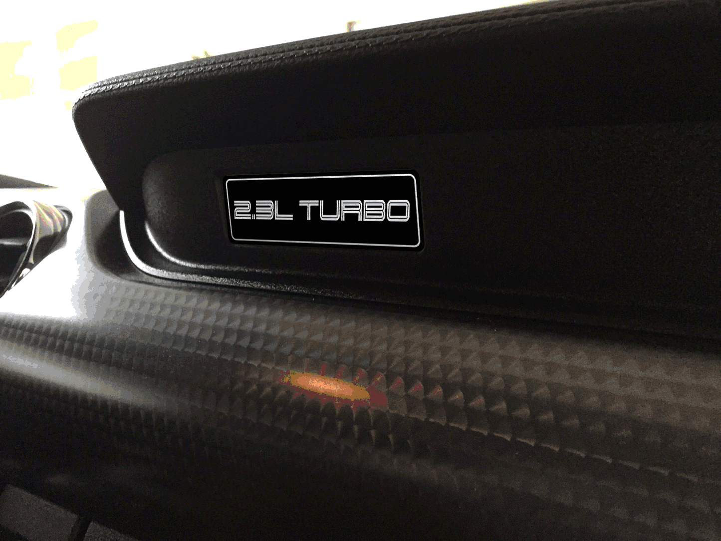 Aluminum Dash Plate [S27] 2.3L Turbo (2015-2017 Mustang)