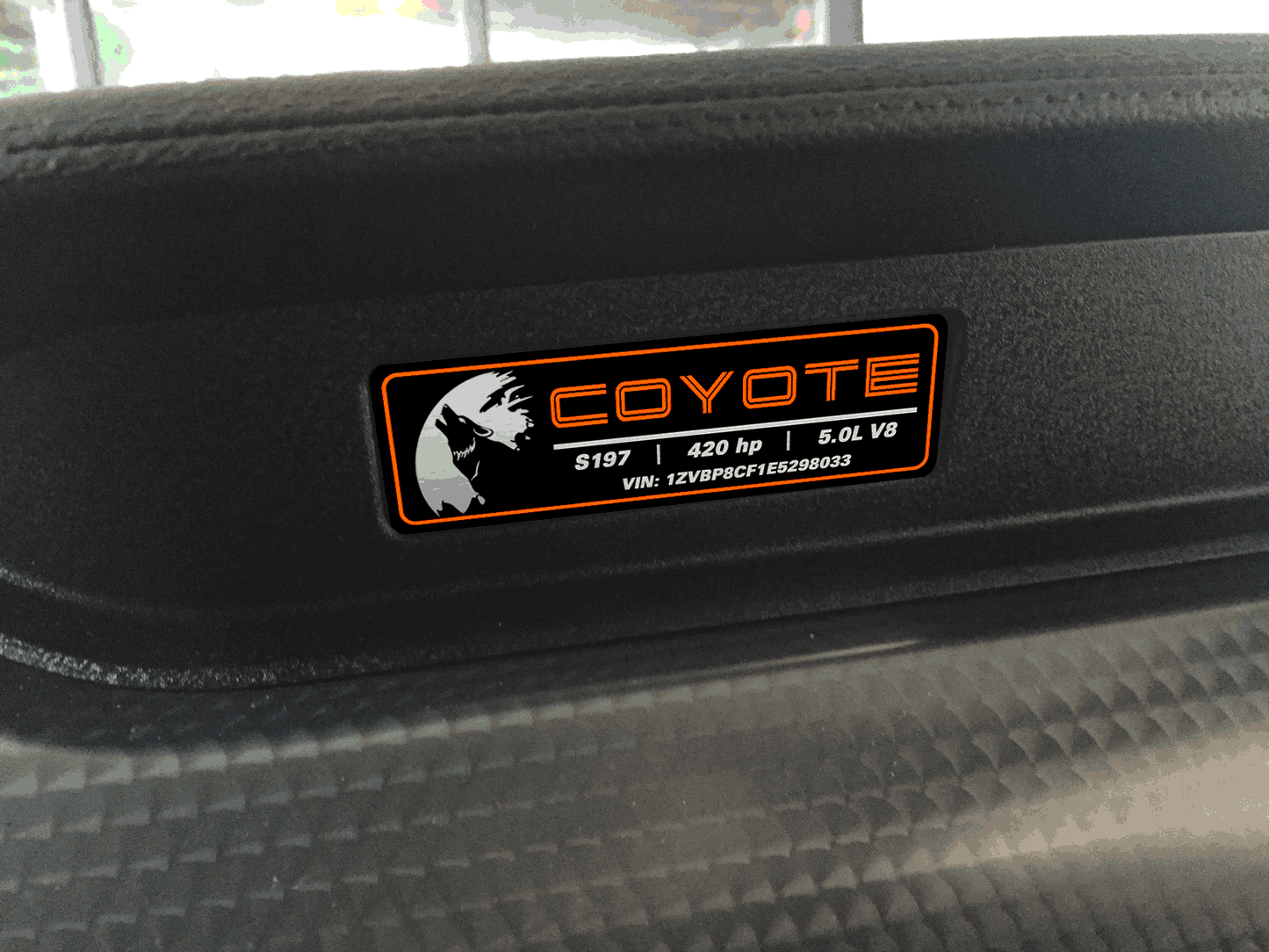 Aluminum Dash Plate [S5C] - Moon Coyote Custom (2010-2014 MUSTANG)