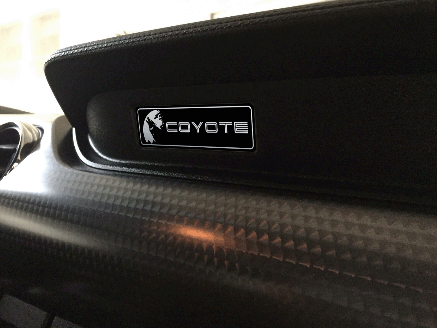 Aluminum Dash Plate [S5] Moon Coyote (2015-2017 Mustang)