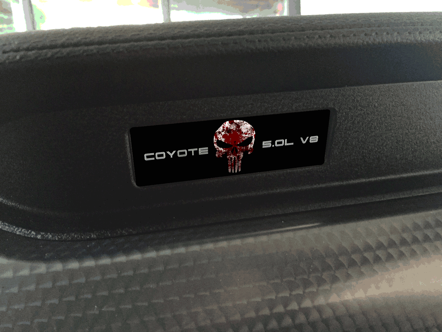 Aluminum Dash Plate [S15] Punisher Blood (2015-2017 Mustang)