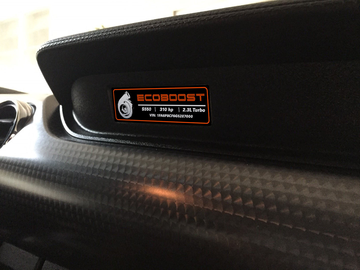 Aluminum Dash Plate [S5CE] - Turbo Eco Custom (2018-2023  MUSTANG)