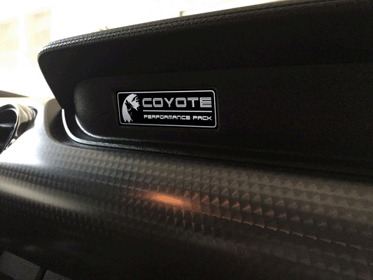 Aluminum Dash Plate [S7] Moon Coyote Performance Pack (2015-2017 Mustang)
