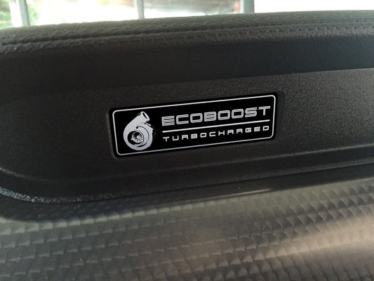 Aluminum Dash Plate [S31] EcoBoost Turbocharged (2015-2017 Mustang)
