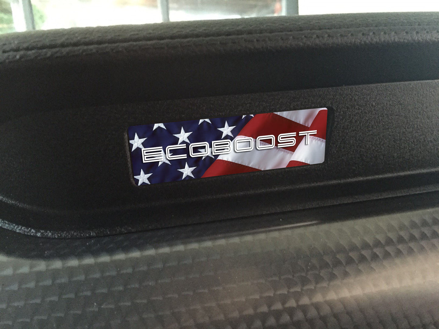 Aluminum Dash Plate [S35] EcoBoost Flag S2 (2015-2017 Mustang)