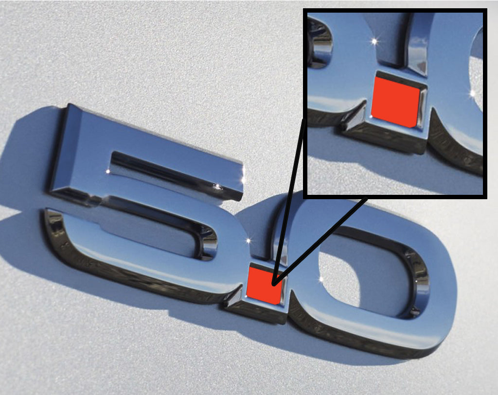 5.0 Side Badge Period Inserts (2011-2024 Mustang)