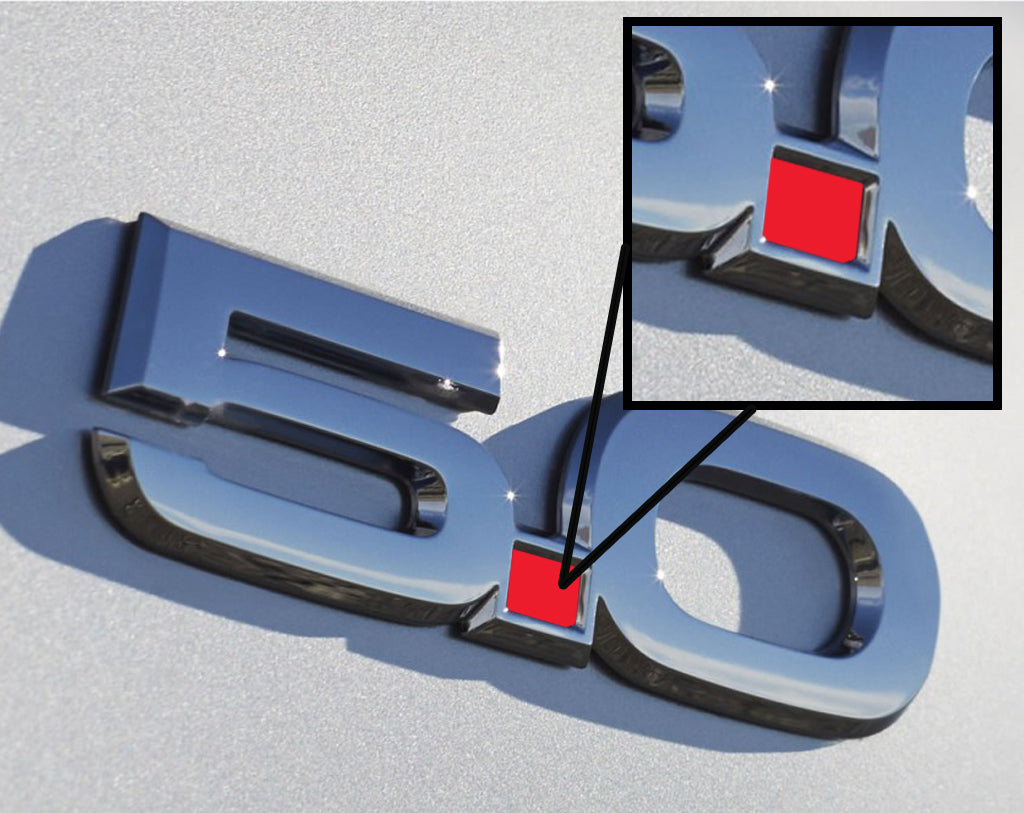 5.0 Side Badge Period Inserts (2011-2024 Mustang)
