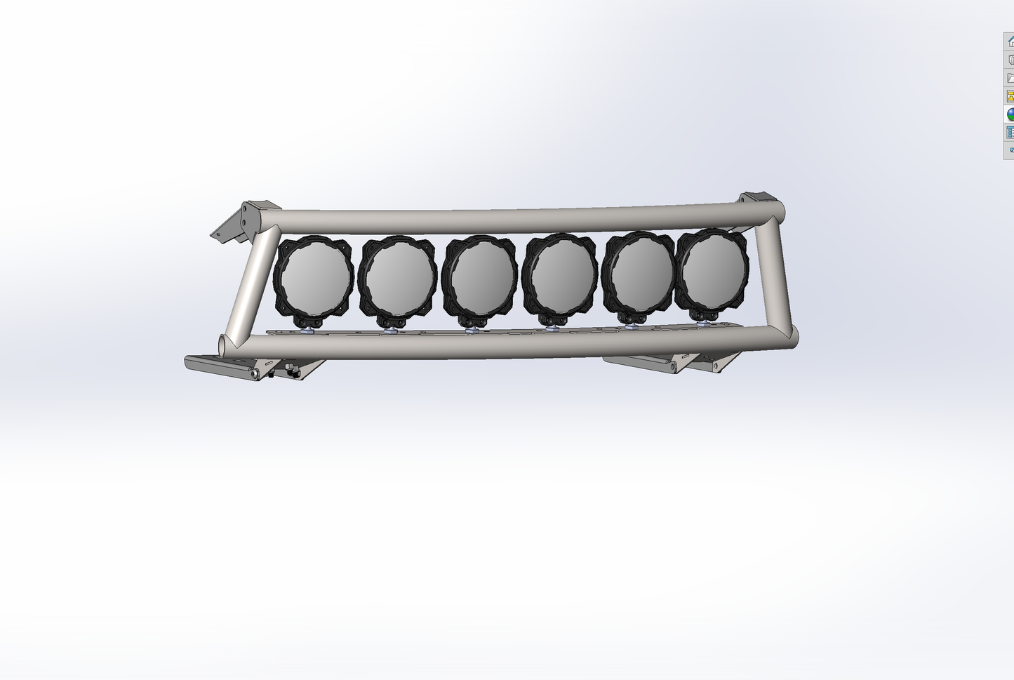 Gen 3 Ford Raptor Race truck front bumper light bar mount kit