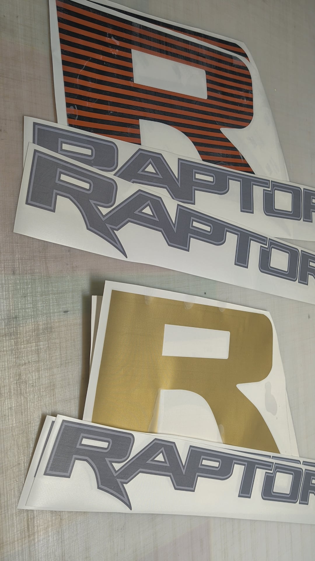 Raptor R Bedside Graphic "R"