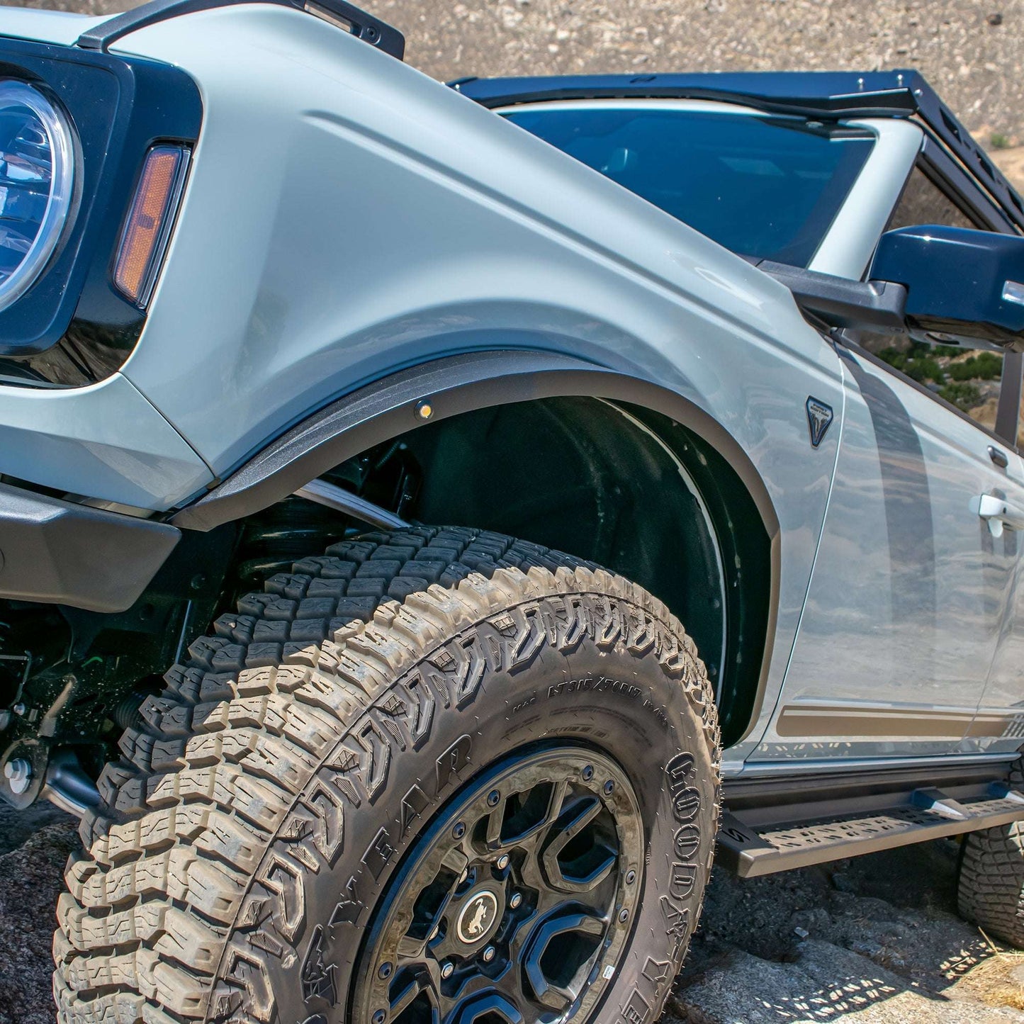2021-2026 Ford Bronco Steel Fender Flares Kit w/ Marker Lights