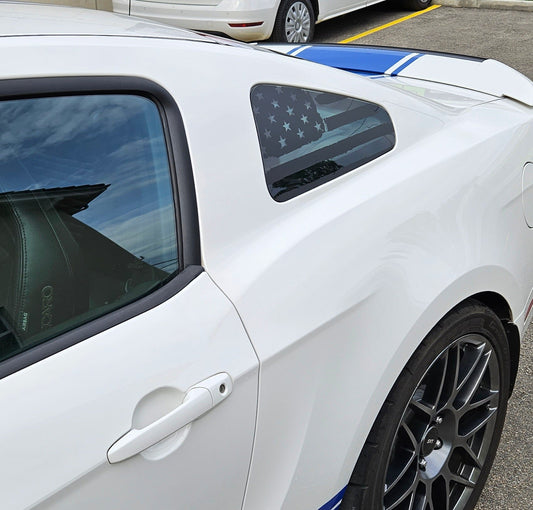 Quarter Window American Flag (2010-2014 Mustang)