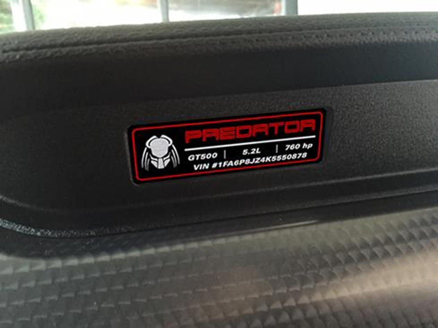 Aluminum Dash Plate [S5C] - Predator Custom (2020-2023 GT500)