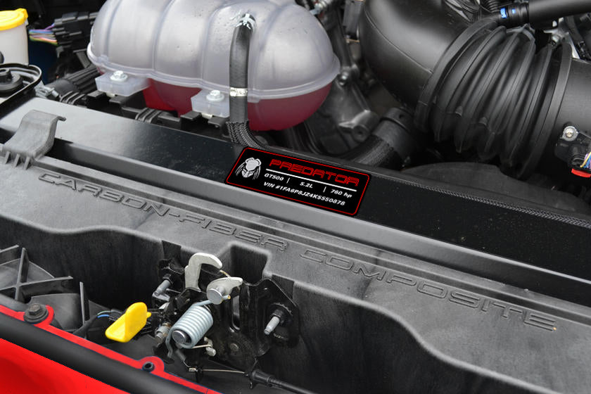 Aluminum Radiator Plate [S5C] - Predator Custom (2020-2023 GT500)