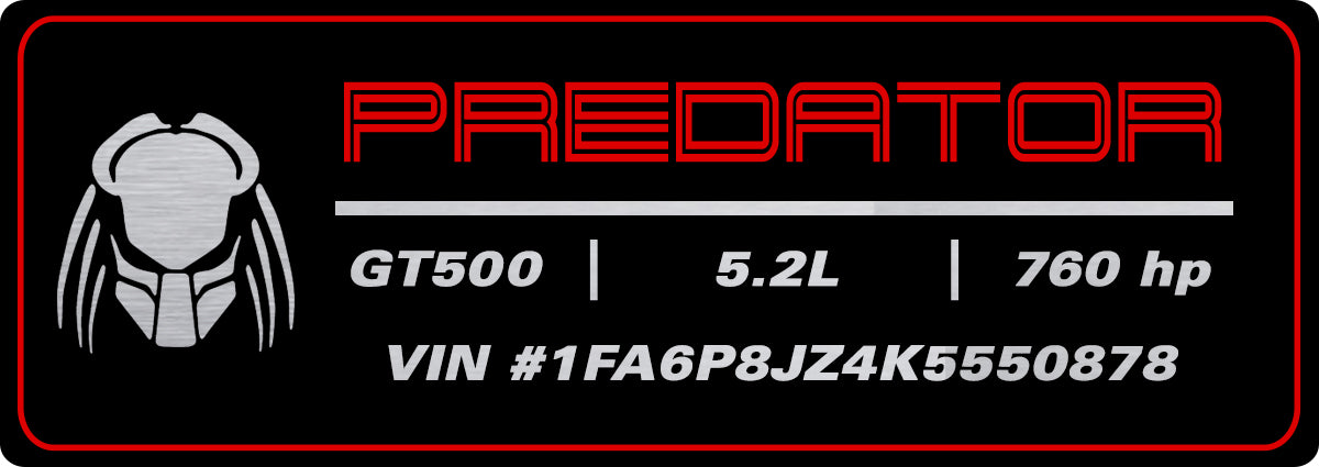 Aluminum Radiator Plate [S5C] - Predator Custom (2020-2023 GT500)