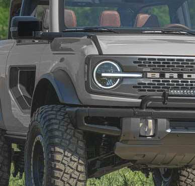 Mirror Back Blackout Vinyl (2021-2023 Bronco)