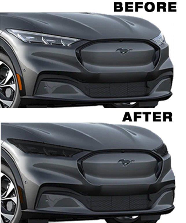 Front & Rear Lens Vinyl Tint Kit (2021-2025 Mustang Mach E)