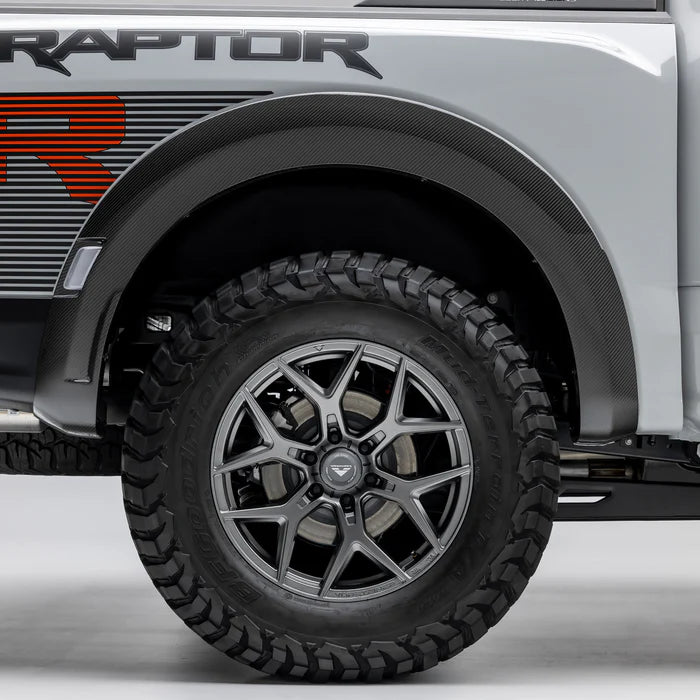 Vorsteiner Ford F-150 Raptor R Fender Flares - Carbon Fiber PP 2x2