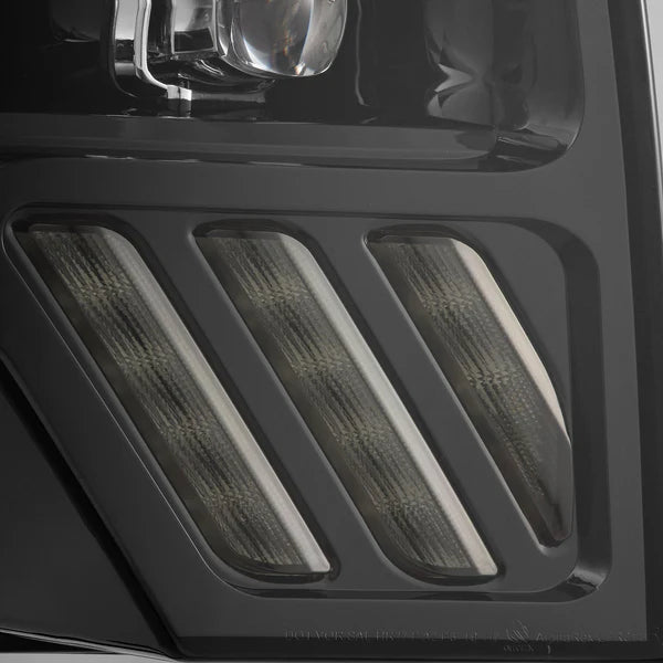 Alpharex 2010-2014 Ford Raptor MKII NOVA-Series LED Projector Headlights Alpha-Black