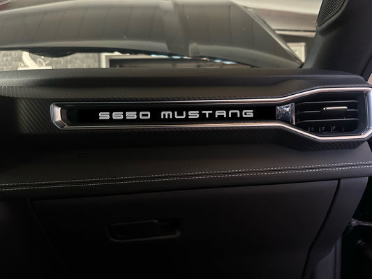 Large Aluminum Dash Plate [S2] S650 Mustang (2024+ Mustang)