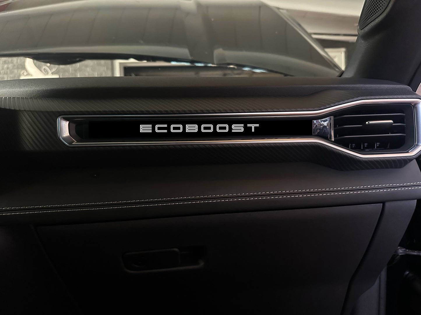 Large Aluminum Dash Plate [S3] Ecoboost (2024+ Mustang)