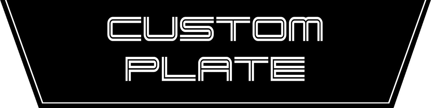 Custom Radiator Plate [CRP] Printed Aluminum Plate (2024+Mustang)