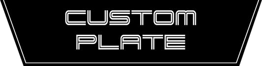 Custom Radiator Plate [CRP] Printed Aluminum Plate (2024+Mustang)