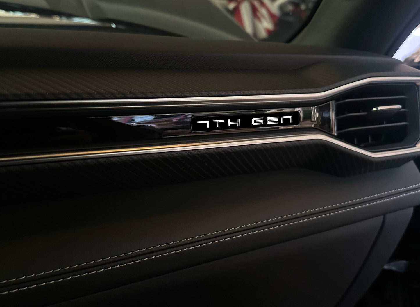 Aluminum Dash Plate [S2] 7th Gen (2024+ Mustang)