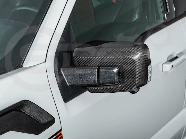 2021+ Ford Raptor/R Carbon Fiber Side Mirror Cap Cover