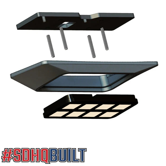 SDHQ Off Road '21-Current Ford Bronco SDHQ Built Switch-Pros SP-9100 Keypad Mount