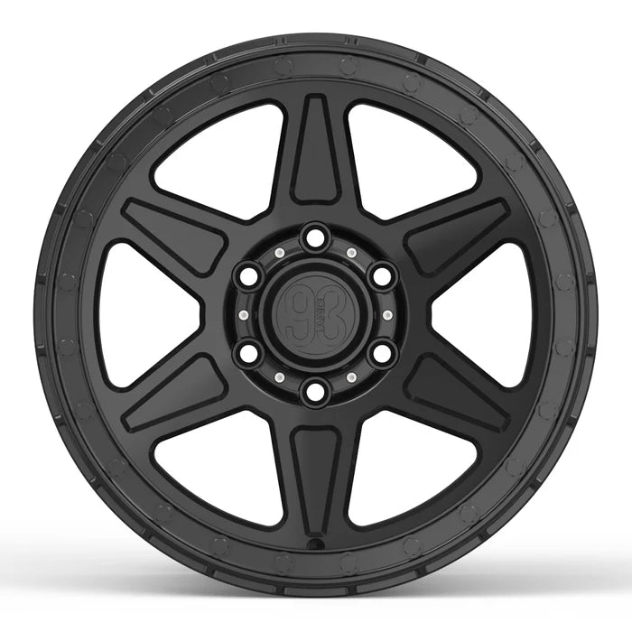 9&3 Wheels XR-01 | 6061-T6 Forged | Simulated Beadlock | Black