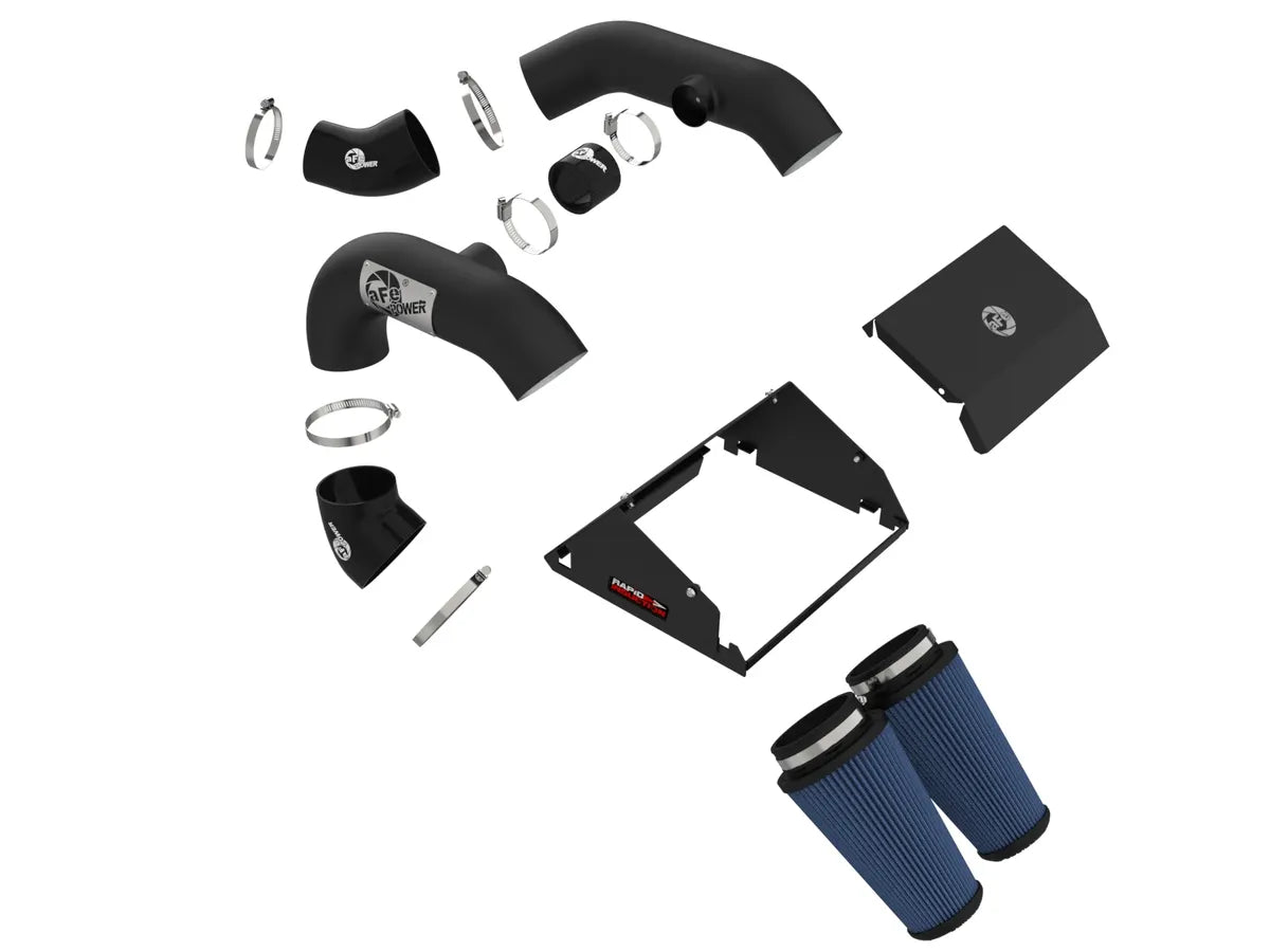 AFE Rapid Induction Cold Air Intake System w/ Pro 5R Filter - 3.5L Twin Turbo