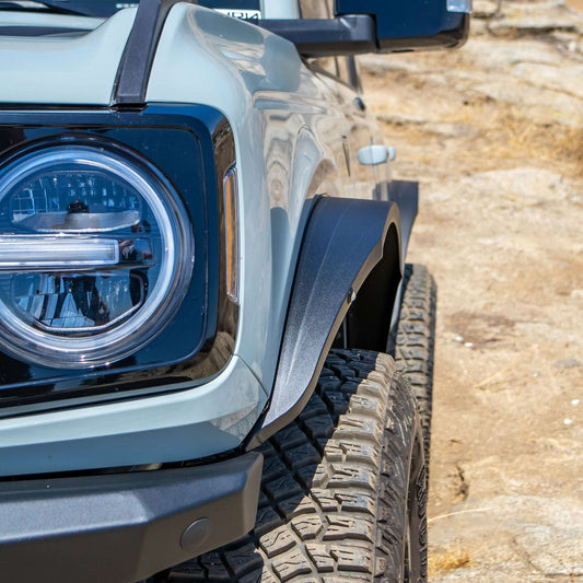 2021-2026 Ford Bronco Steel Fender Flares Kit w/ Marker Lights
