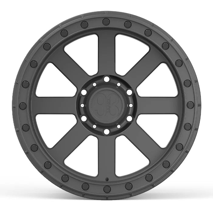 9&3 Wheels FR-08 | 6061-T6 Forged | Simulated Beadlock | Gunmetal