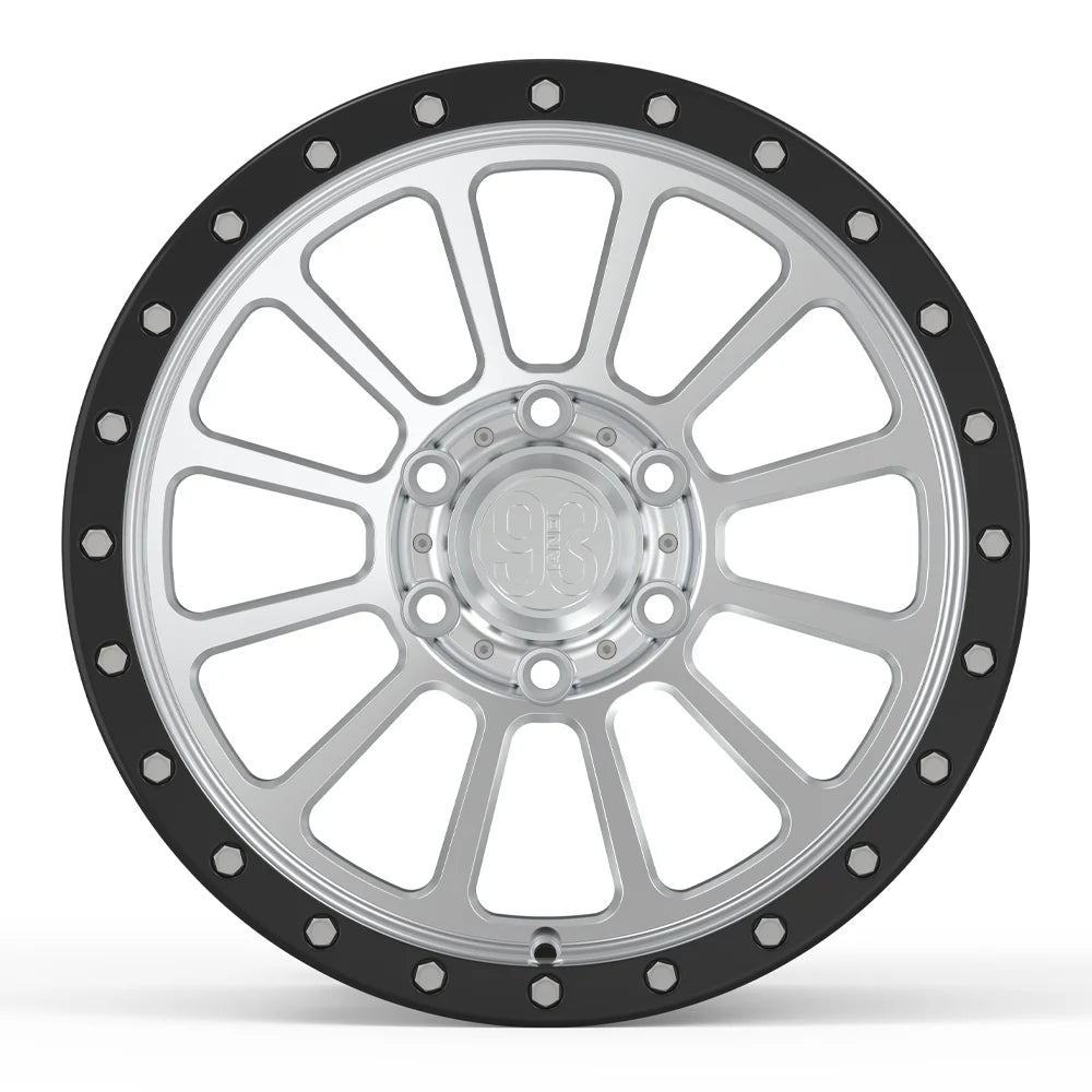 9&3 Wheels FR-12R | 6061-T6 Forged | Simulated Beadlock w/ Removable Ring