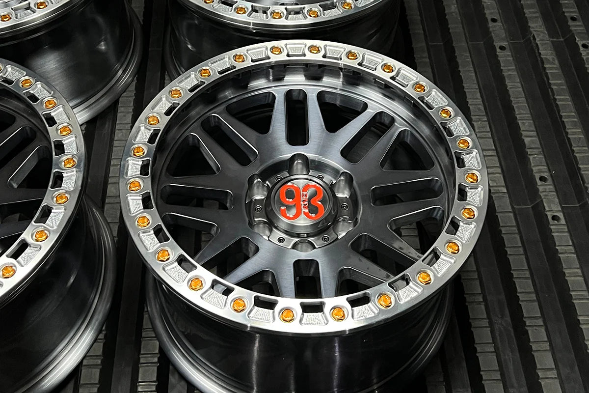 9&3 Wheels FR-01R | 6061-T6 Forged | Simulated Beadlock w/ Removable Ring