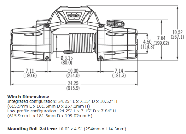 WARN ZEON 10 WINCH